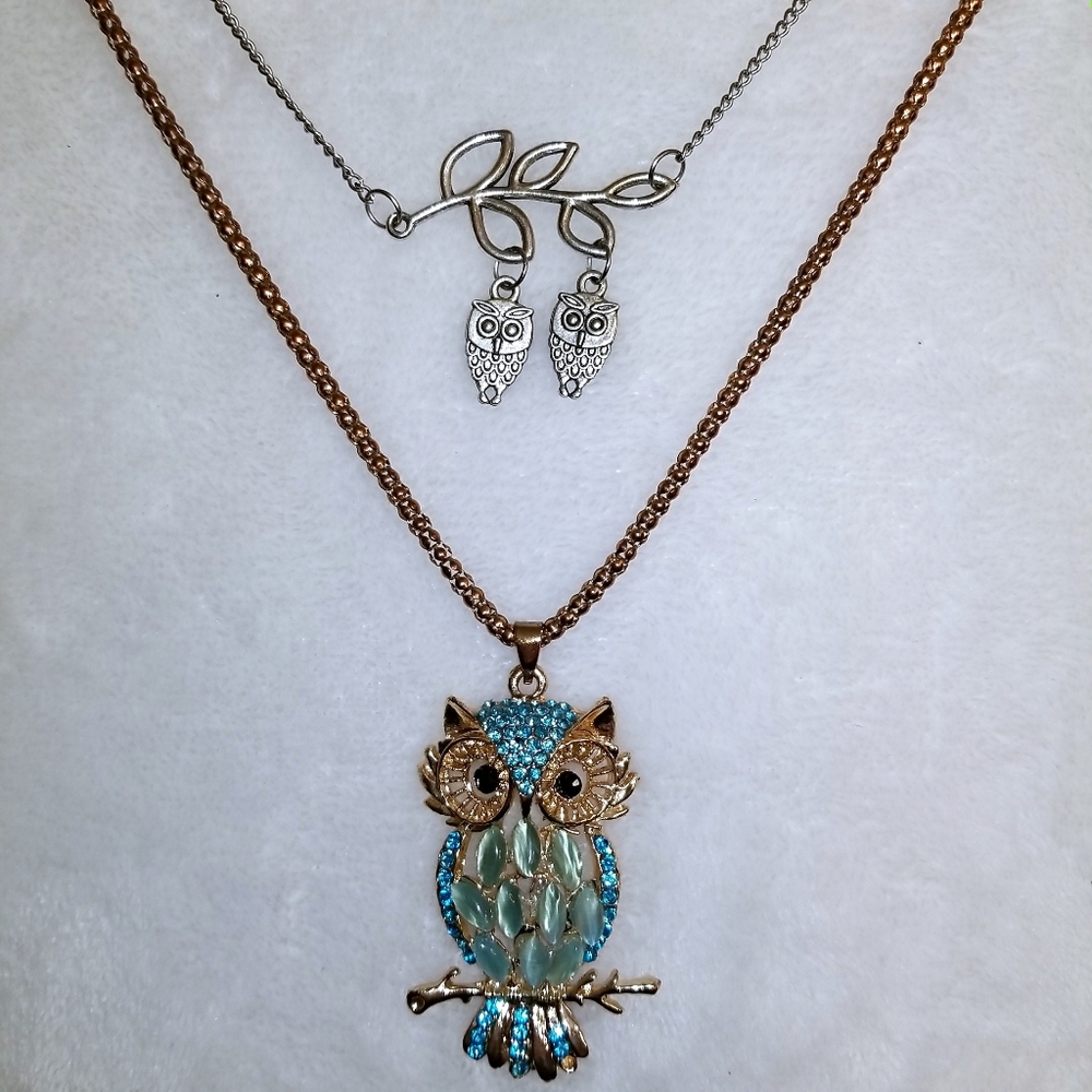 Owl necklaces